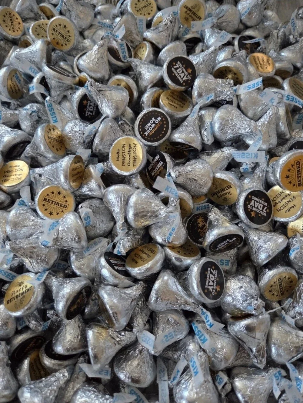 Retirement Party Favor Bags & Stickers